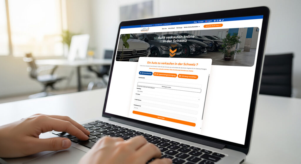 Online-Bewertungstool für Ankauf Auto – schnelle und einfache Fahrzeugbewertung in der GermanSchweiz