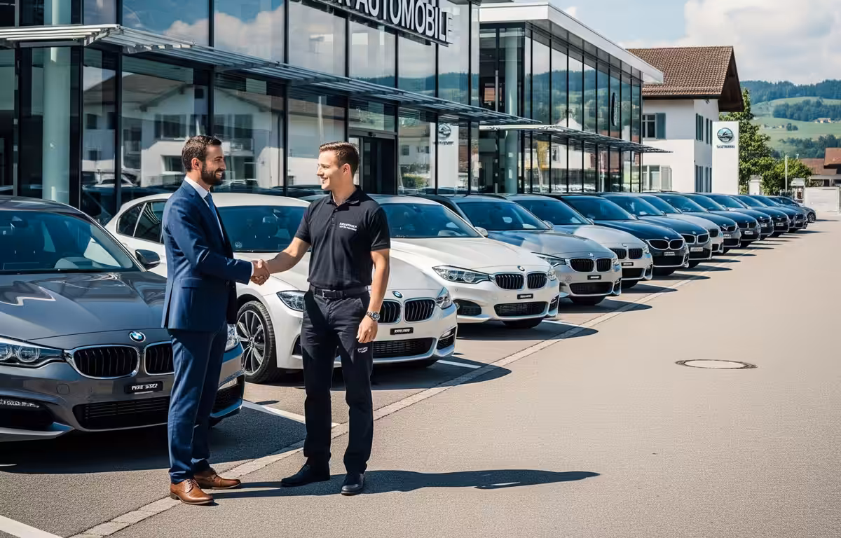Ankauf Auto in Switzerland mit professionellem Händler