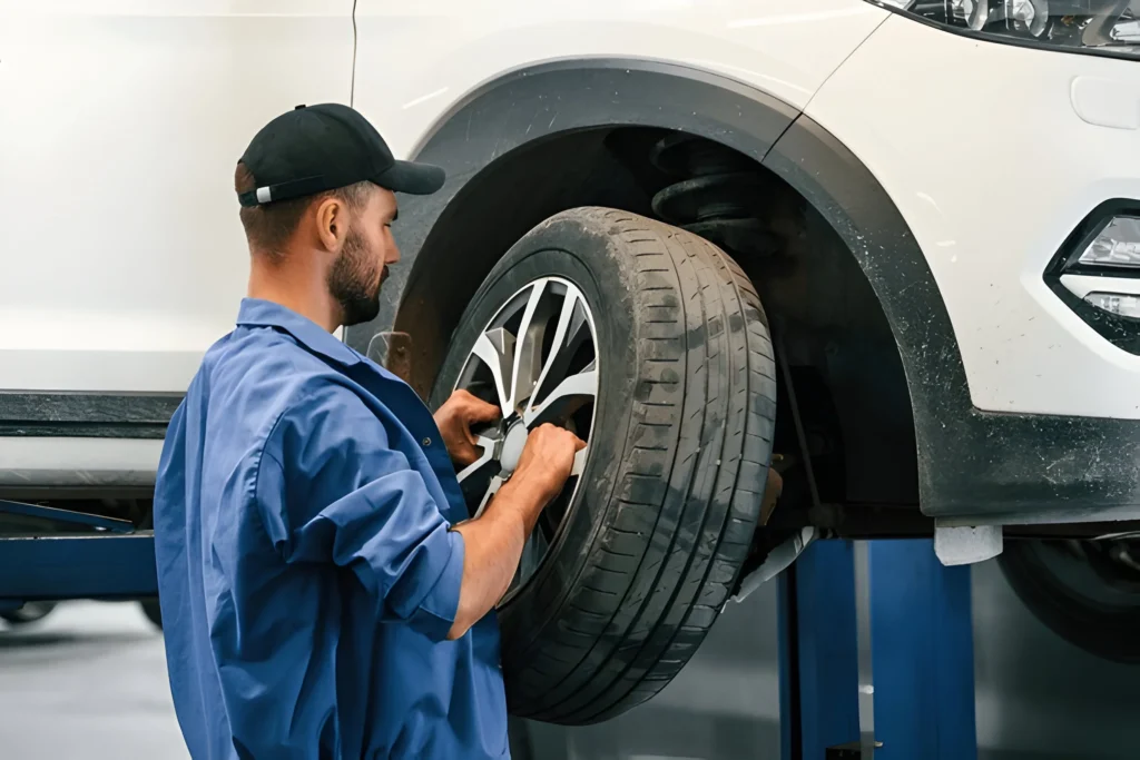Reifen montieren lassen in der Schweiz bei einer Autowerkstatt