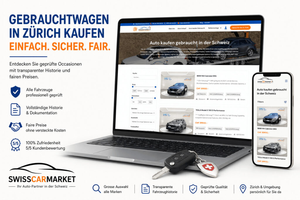 Occasion kaufen Zürich – Zufriedener Kunde bei SwissCarMarket Illnau-Effretikon