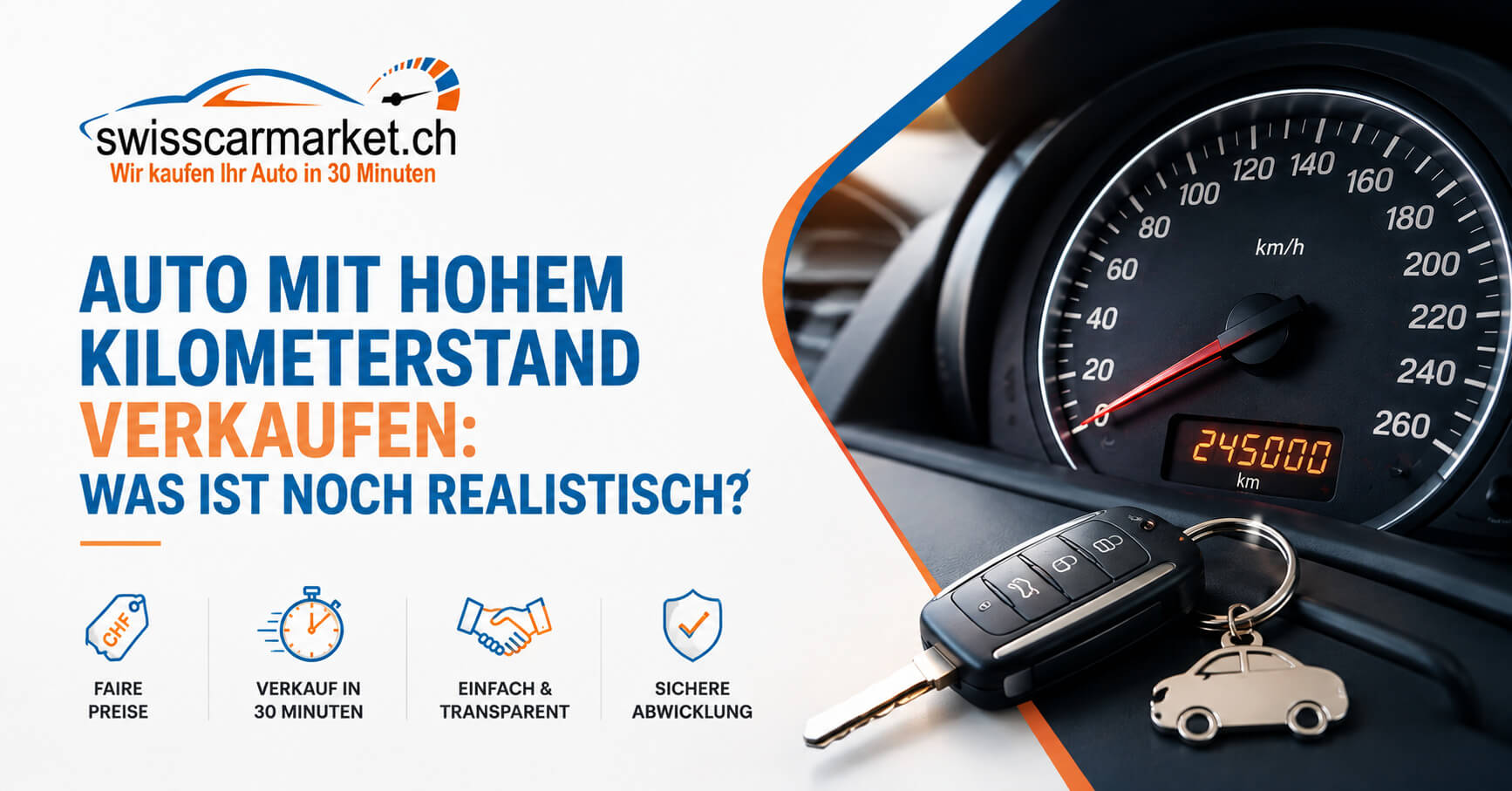 Auto mit hohem Kilometerstand verkaufen: Was ist noch realistisch?