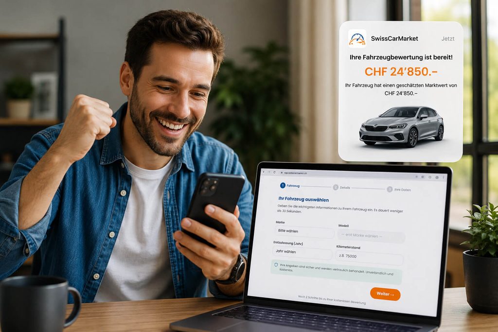 Fahrzeugbewertung in der Schweiz mit SwissCarMarket