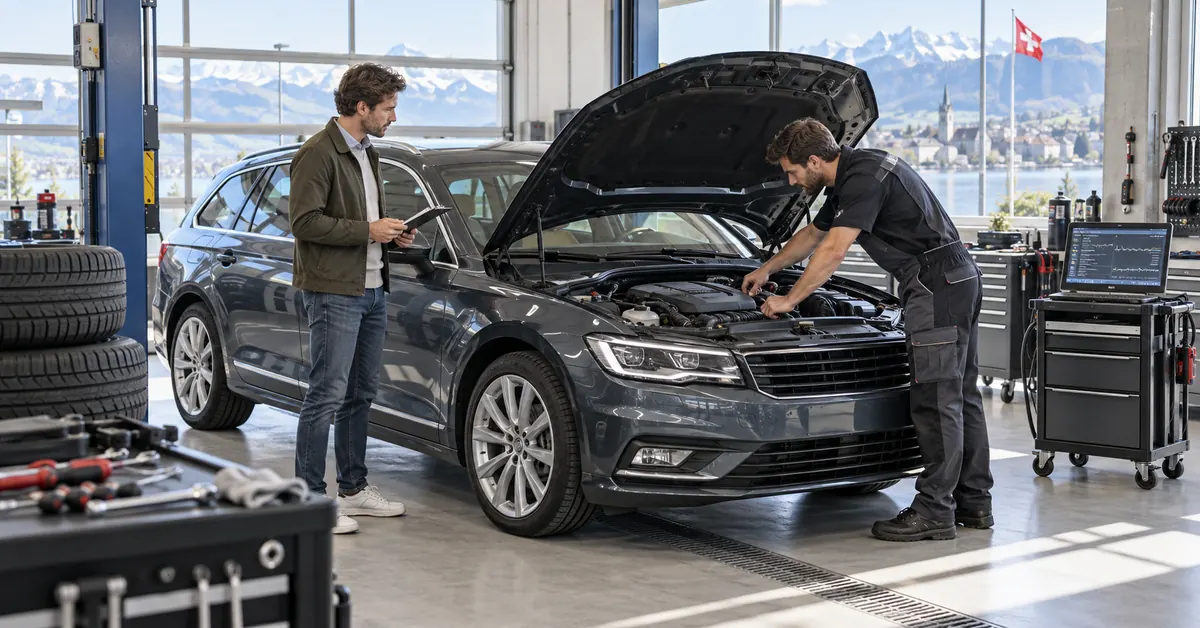 Diesel Occasion kaufen – Fahrzeugprüfung in einer Schweizer Garage